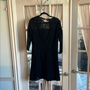 Elegant Black Lace Dress